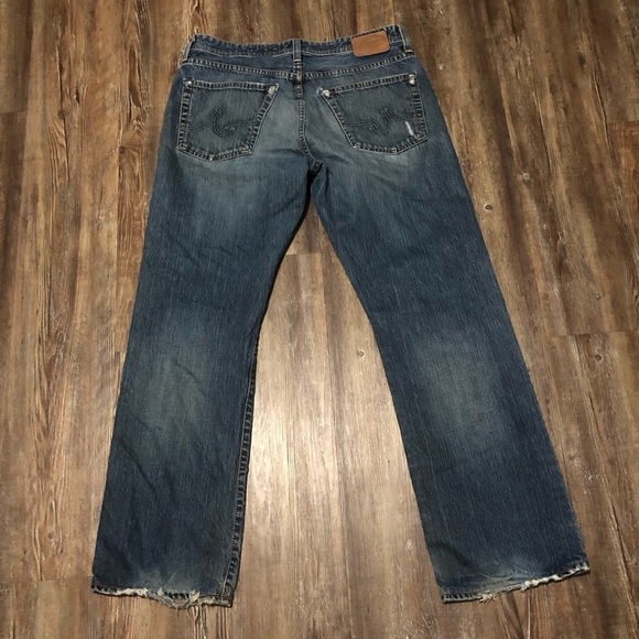 AG Adriano Goldschmied Jeans Men's 33 The Protege Straight Leg Denim High Rise - Picture 5 of 7